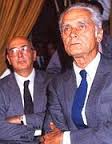 Antonio Giolitti con Giorgio Napolitano